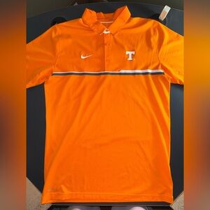 Nike Men's Orange Polo Shirt